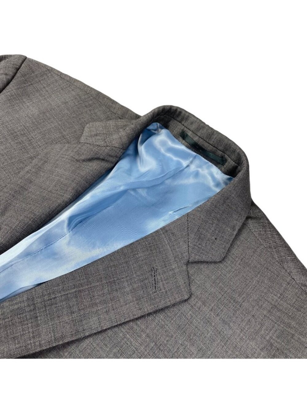 Charles Tyrwhitt Men's 100% Wool Tailored Fit 2-Button Blazer Jacket Gray • 44R